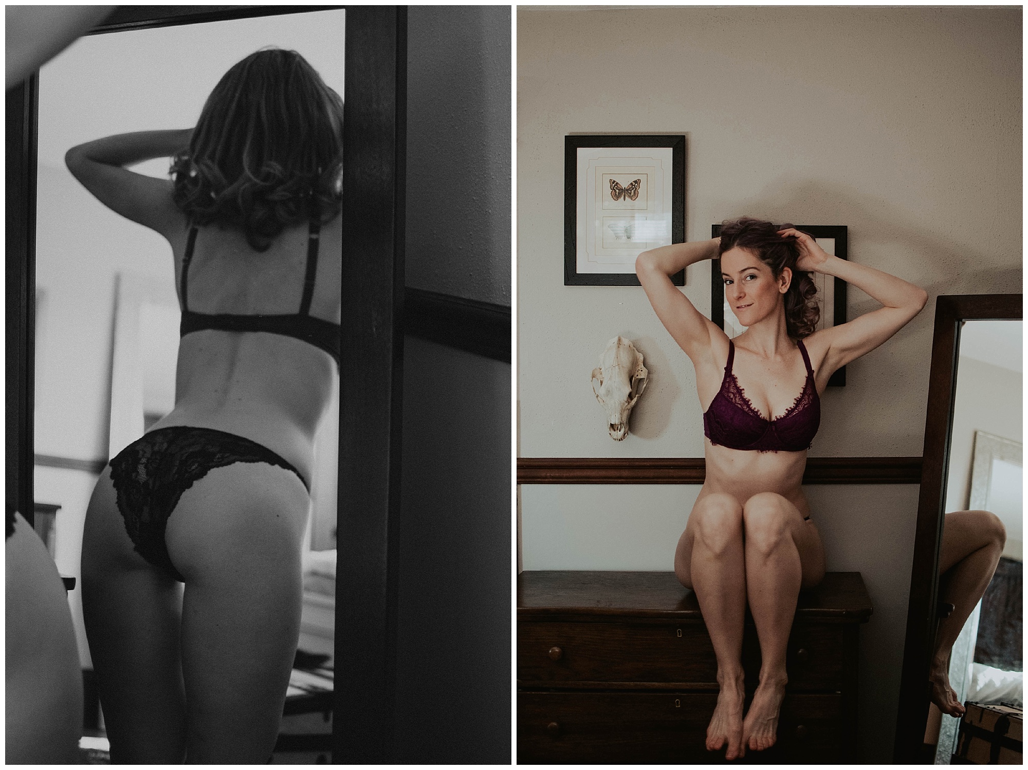boudoir, boudoir-photographer, boudoir-photography, boudoir-photos, boudoir-session, boudoir-photoshoot, home-boudoir, wallingford-seattle, outdoor-boudoir, backyard-boudoir, bedroom-boudoir, boudoir-inspiration, purple-hair, peacock-feathers, 