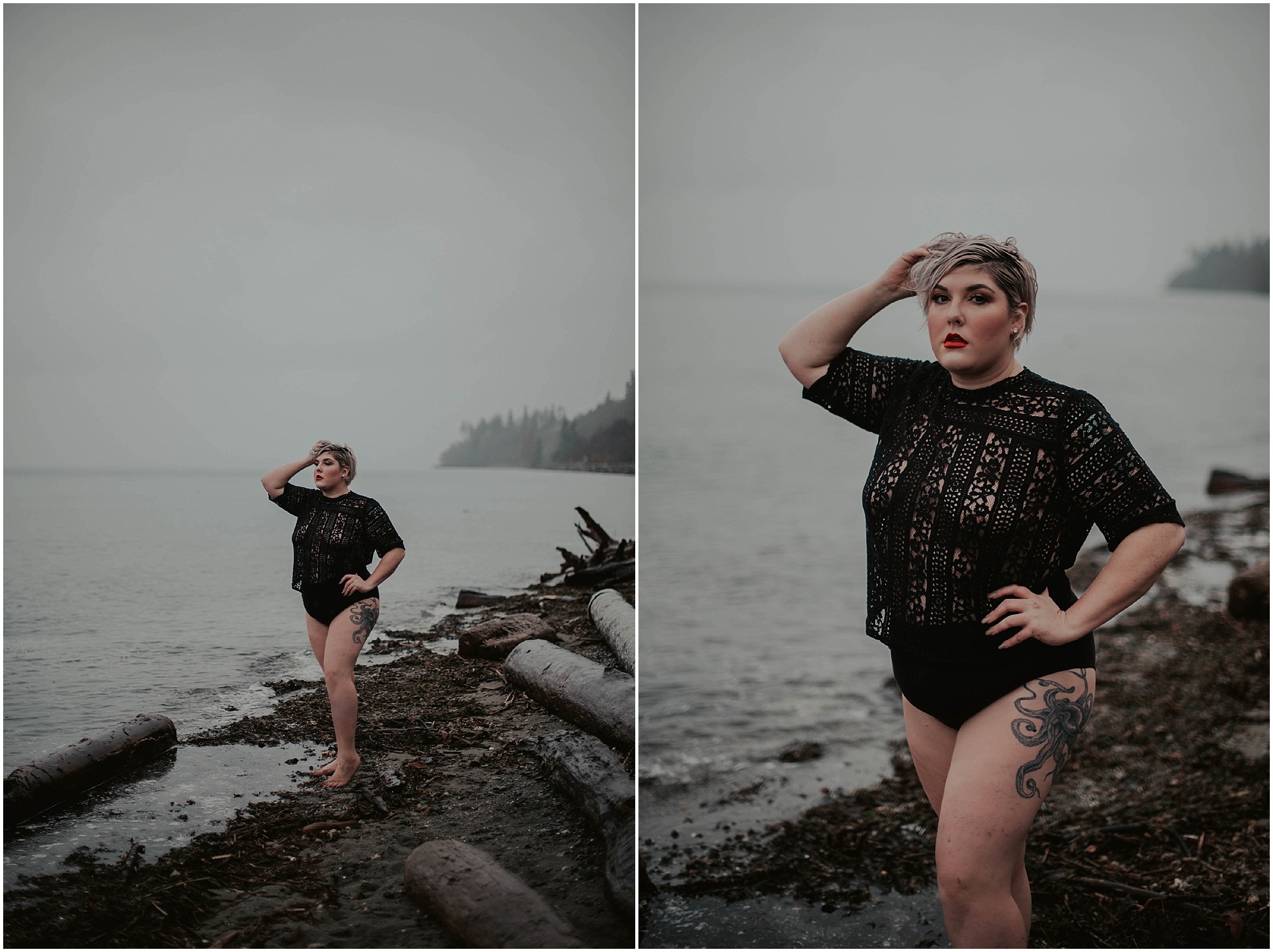 beach-boudoir, plus-size, plus-size-boudoir, boudoir, boudoir-photographer, boudoir-photography, boudoir-photos, boudoir-session, boudoir-photoshoot, rainy-boudoir, outdoor-rain-boudoir, rain-boudoir, outdoor-boudoir, boudoir-inspiration, tatted-girls, 