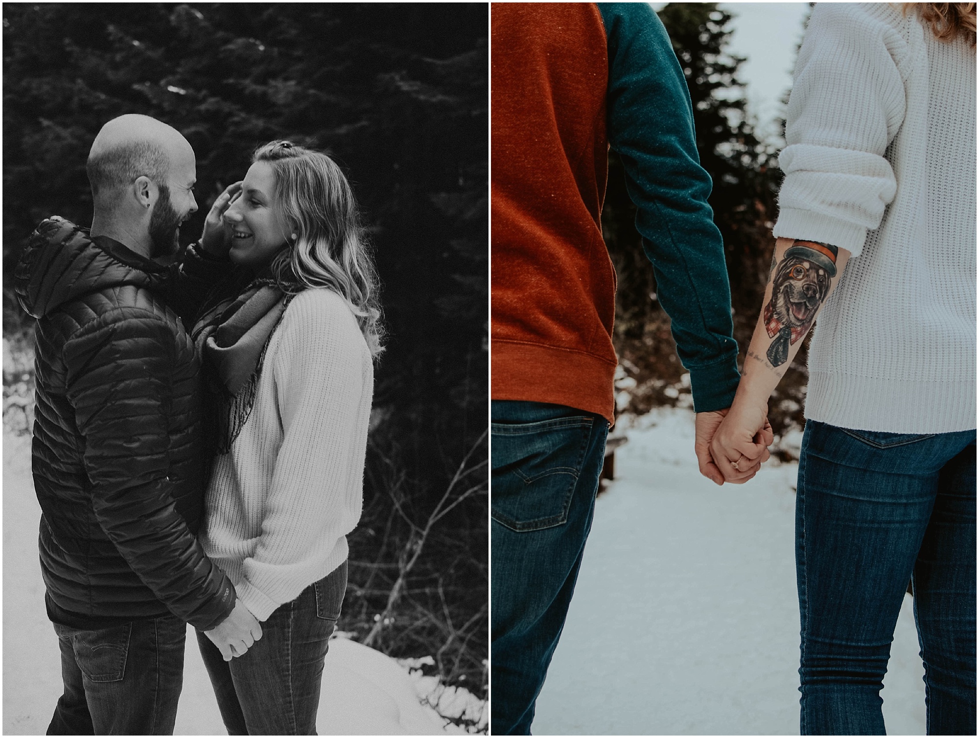 snowy, engagement, engagement-session, engagement-photos, local-photographer, engagement-photographer, washington-photographer, wedding-photographer, elopement-photographer, mountain-engagement, mountain-engagement-session, snow-engagement-photos, mountains, snow, washignton, photographer, photography, outdoor-couple, elopement-photographer, destination-photographer, lake-session, forest-photos,