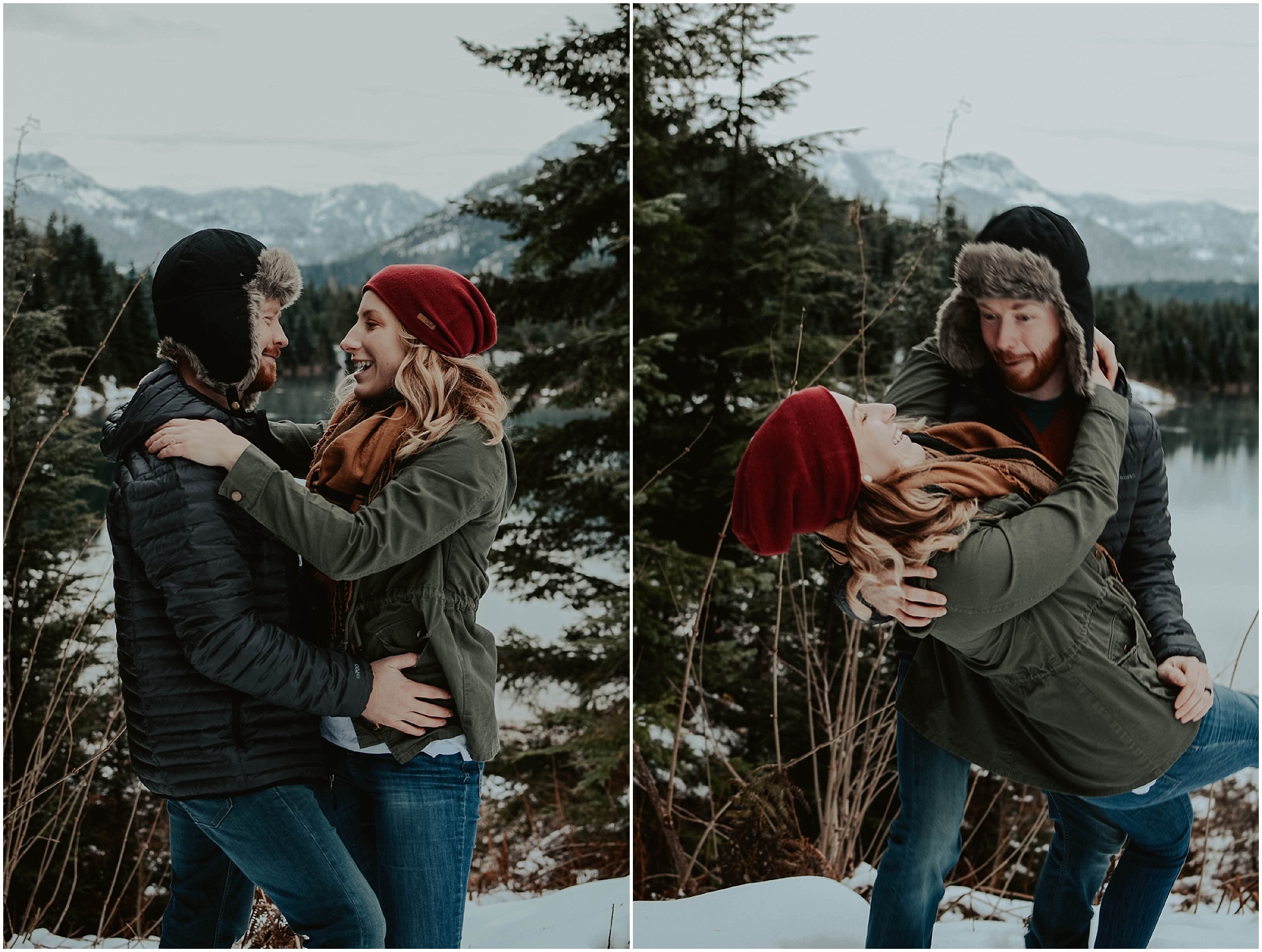 snowy, engagement, engagement-session, engagement-photos, local-photographer, engagement-photographer, washington-photographer, wedding-photographer, elopement-photographer, mountain-engagement, mountain-engagement-session, snow-engagement-photos, mountains, snow, washignton, photographer, photography, outdoor-couple, elopement-photographer, destination-photographer, lake-session, forest-photos,