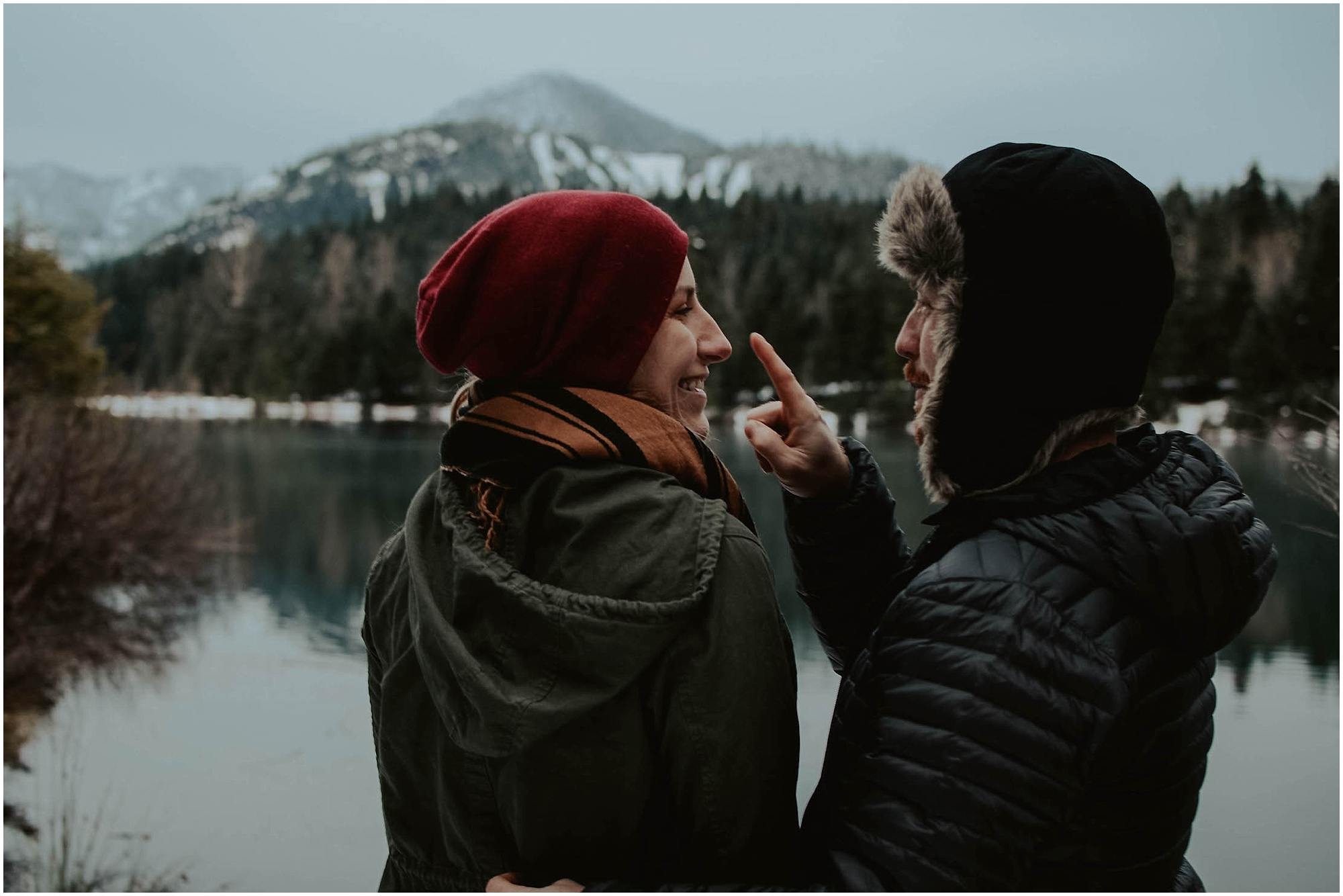 snowy, engagement, engagement-session, engagement-photos, local-photographer, engagement-photographer, washington-photographer, wedding-photographer, elopement-photographer, mountain-engagement, mountain-engagement-session, snow-engagement-photos, mountains, snow, washignton, photographer, photography, outdoor-couple, elopement-photographer, destination-photographer, lake-session, forest-photos,