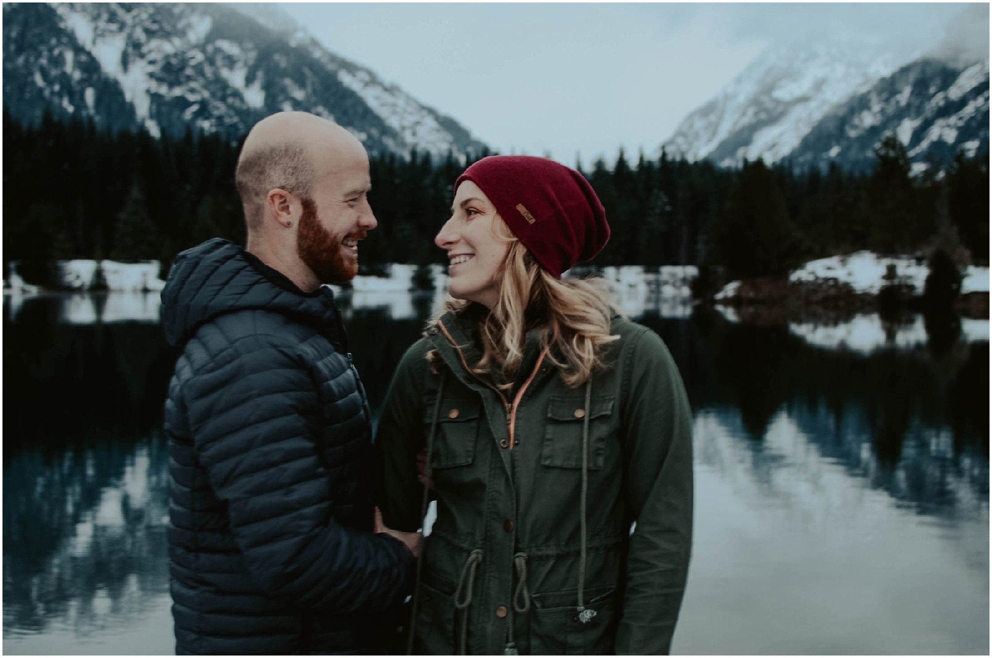 snowy, engagement, engagement-session, engagement-photos, local-photographer, engagement-photographer, washington-photographer, wedding-photographer, elopement-photographer, mountain-engagement, mountain-engagement-session, snow-engagement-photos, mountains, snow, washignton, photographer, photography, outdoor-couple, elopement-photographer, destination-photographer, lake-session, forest-photos,