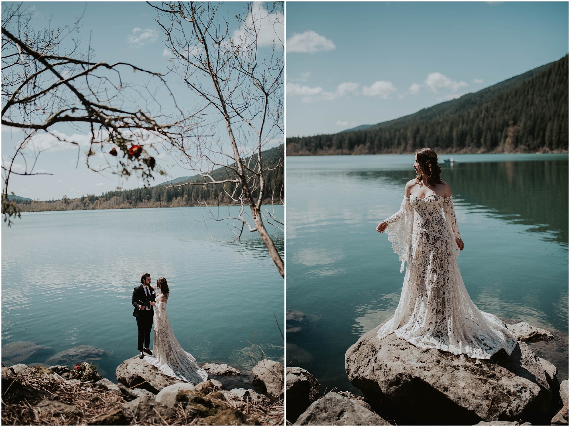Rattlesnake-Lake-Elopement, Rattlesnake-Lake, Washington-Rattlesnake-Lake, Seattle-Wedding-Photographer, Elopement-Photos, Seattle-Elopement-Photos, Elopement-Photographer, Greenlake-Jewlery, The-Dress-Theory-Seattle, Ru-De-Seine, Bridal-Gown, Unique-Engagement-Ring, Pacific-Northwest, Rattlesnake-Ledge, 