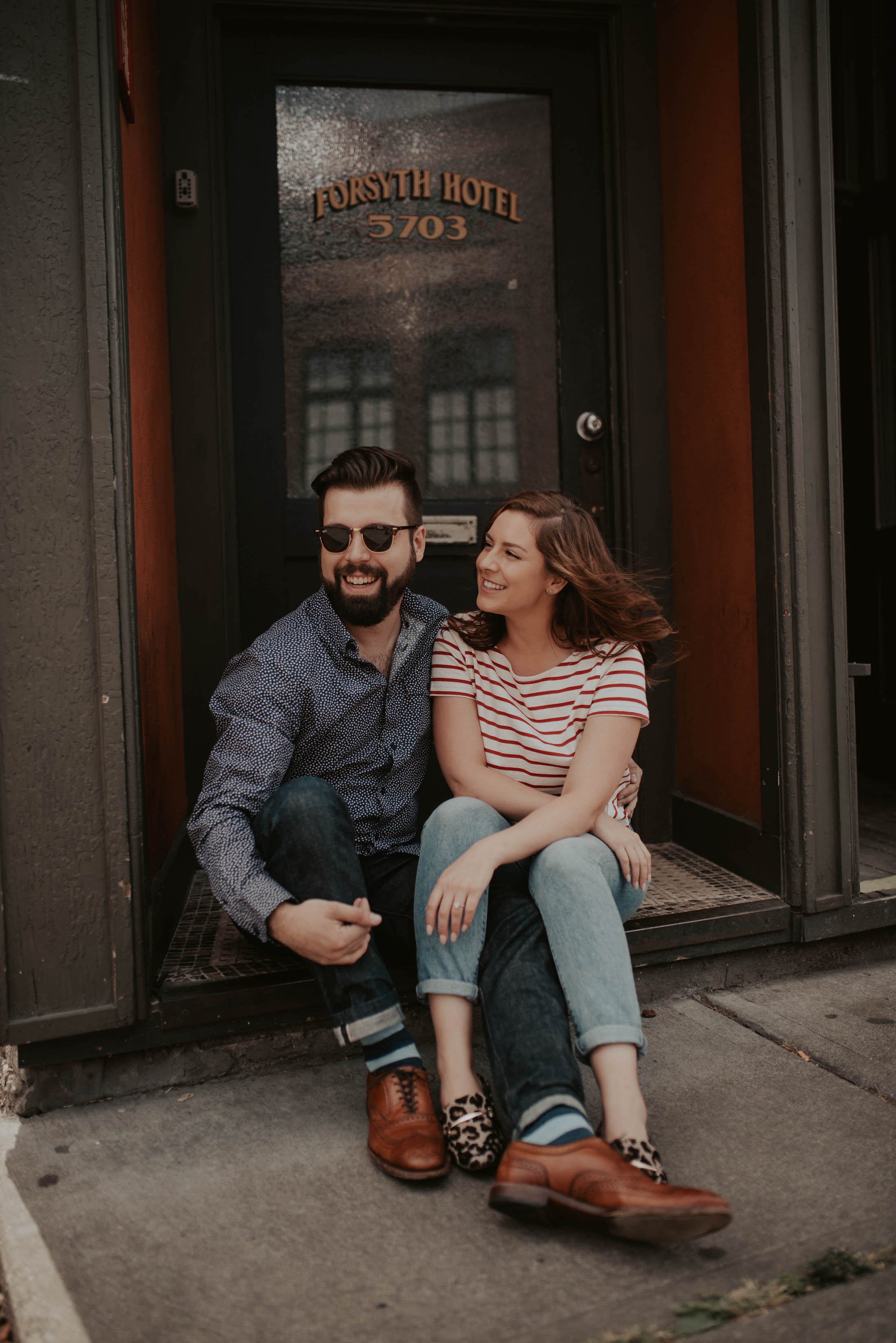 Courtney & Dan // Pioneer Square Engagement Session