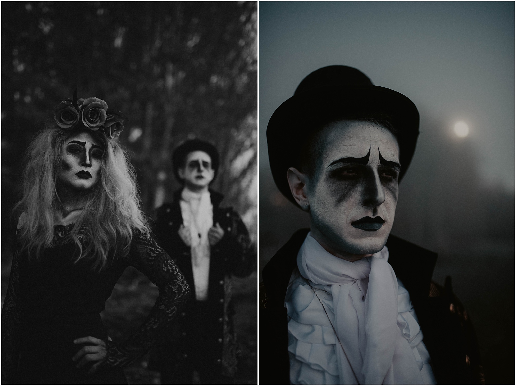 Happy-Halloween, Corpse, Corpse-Bride-Groom, Bride-and-Groom, Face-Paint, Halloween-Photos, Halloween-Lovers, Halloween-photoshoot, Styled-Shoot, Creative-Shoot, Face-Makeup, Dead-Couple, Corpse-Bride, Corpse-Couple, Seattle-Photographer, 