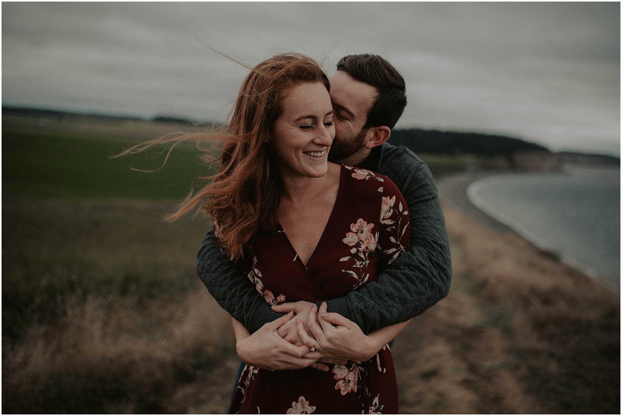Adventure-Session, engagement-photos, Deception-Pass, Whidbey-Island, Seattle-wedding-photographer, Fort-Casey-Photos, Deception-Pass-Photos, Engagement-Session, Washington-Engagement-Session, Mountain-Engagement, Adventure-Engagement, Ebey's-Landing-Engagement, Red-Head,