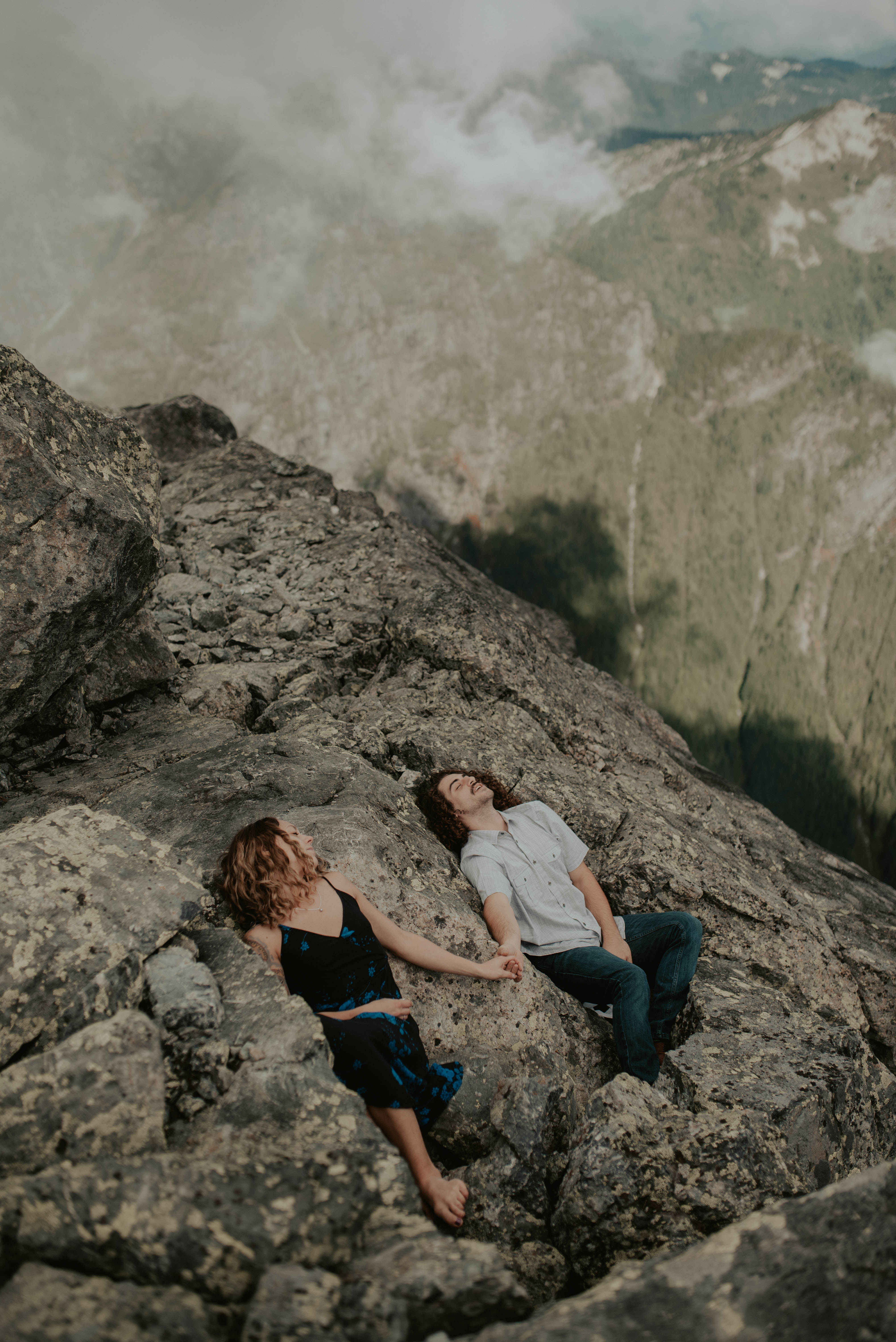 Taylor & Mikey on top of Mt. Baring WA