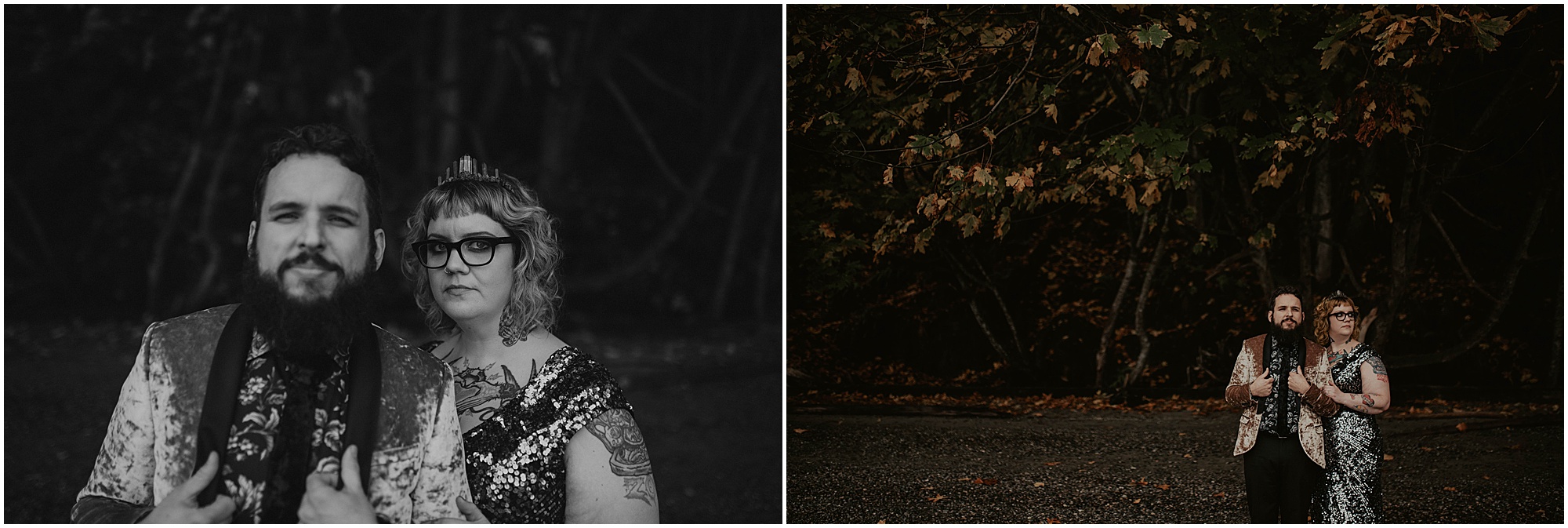 Styled-shoot, Styled-wedding, Point-Defiance-Park, Engaged, Engagement-photos, Styled-Engagement-Session, Engagement-Photographer, Seattle-Wedding-Photographer, Smoke-bomb-photos, Seattle-Intimate-Wedding, Seattle-Wedding, smoke-bomb, Wedding-Photos, Seattle-Wedding-Photos, Rock-and-stone-weddings, outdoor-seattle-Wedding, Forest-Wedding, Tatted-Couple, Sequin-Dress,