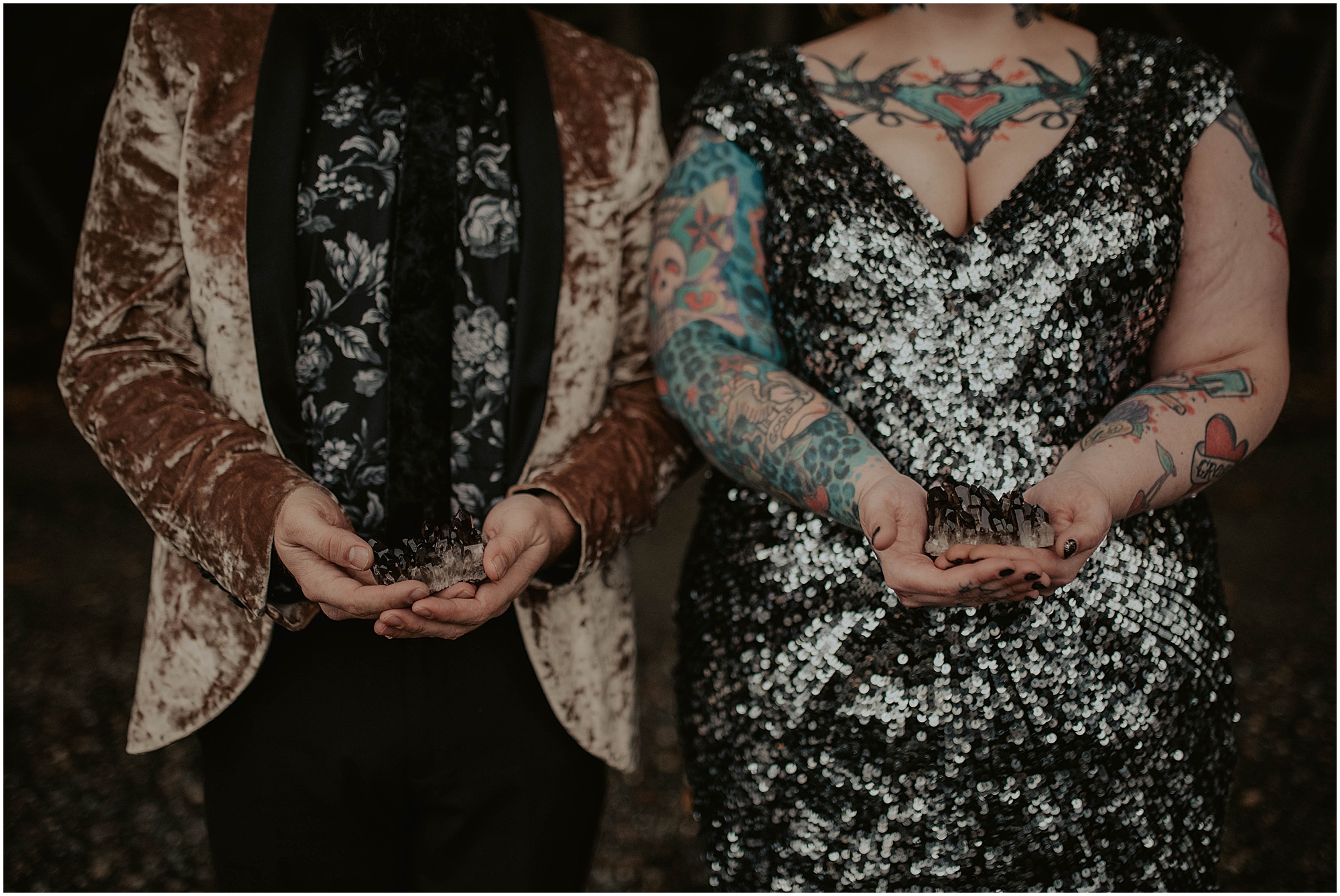 Styled-shoot, Styled-wedding, Point-Defiance-Park, Engaged, Engagement-photos, Styled-Engagement-Session, Engagement-Photographer, Seattle-Wedding-Photographer, Smoke-bomb-photos, Seattle-Intimate-Wedding, Seattle-Wedding, smoke-bomb, Wedding-Photos, Seattle-Wedding-Photos, Rock-and-stone-weddings, outdoor-seattle-Wedding, Forest-Wedding, Tatted-Couple, Sequin-Dress,