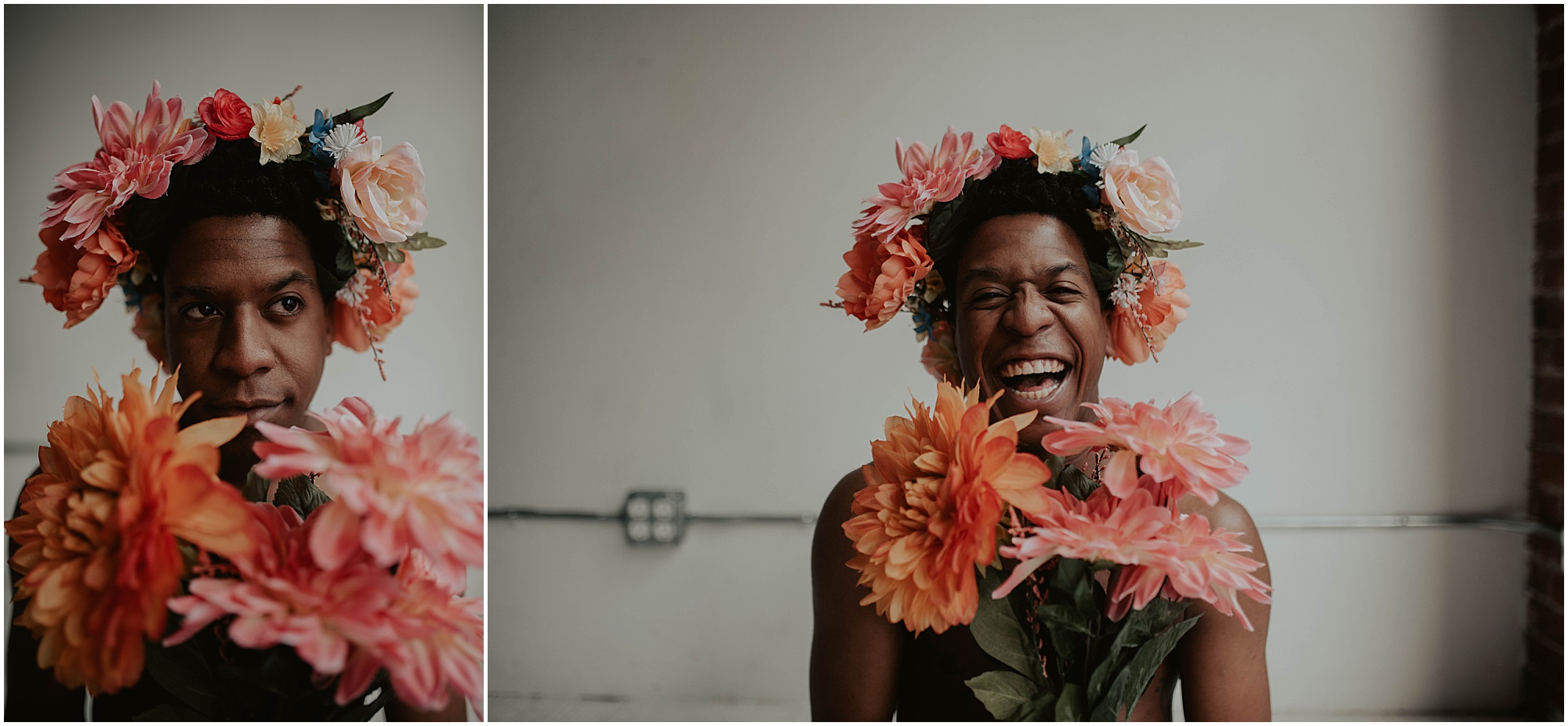 seattle, seattle-boudoir, seattle-boudoir-photographer, Dudeoir-photographer, Dudeoir-photos, Dudeoir, Seattle Dudeoir Photographer, Dudeoir-photography, pioneer-square-boudoir, dudeoir-photography, dudeoir-inspiration, guys, seattle-dudeoir-photography, Red-heels, Queer, queer-dudeoir, album-session, album-cover, seattle-musician, seattle-music, musician-portraits, flower-crown,