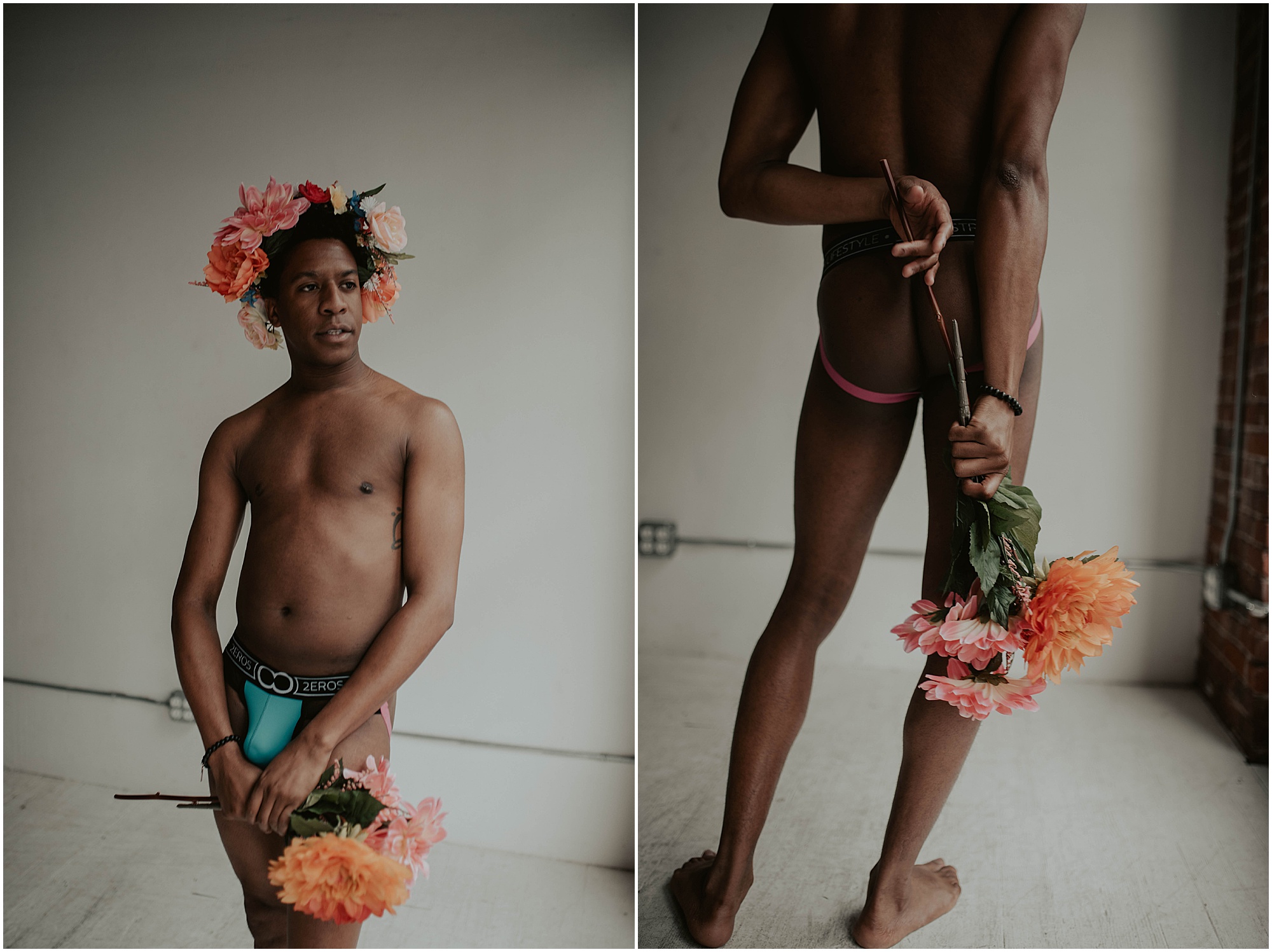 seattle, seattle-boudoir, seattle-boudoir-photographer, Dudeoir-photographer, Dudeoir-photos, Dudeoir, Seattle Dudeoir Photographer, Dudeoir-photography, pioneer-square-boudoir, dudeoir-photography, dudeoir-inspiration, guys, seattle-dudeoir-photography, Red-heels, Queer, queer-dudeoir, album-session, album-cover, seattle-musician, seattle-music, musician-portraits, flower-crown,