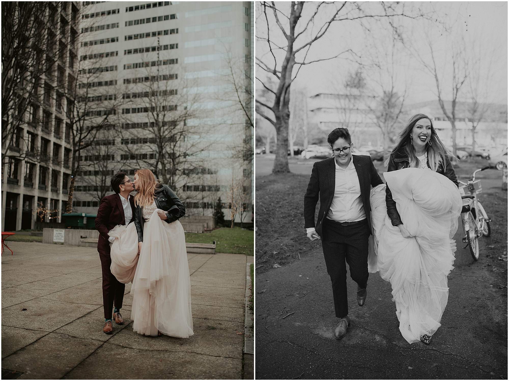 Seattle-Wedding, Seattle-Wedding-Photos, Seattle-Wedding-Photographer, Downtown-Seattle-Wedding, Gas-Works-Park, Copal, Copal-Seattle, Good-Bar-Seattle, Good-Bar, Gas-Works-Park-Wedding-Photos, Washington-Wedding, Bride-Bride, LGBTQ-Wedding-Photographer, Bride-And-Bride, Gay-Wedding, RV-Weddings, Downtown Seattle, Washington-Wedding-Photographer, Brides, Brides-To-Be, Pink-Wedding-Dress, 