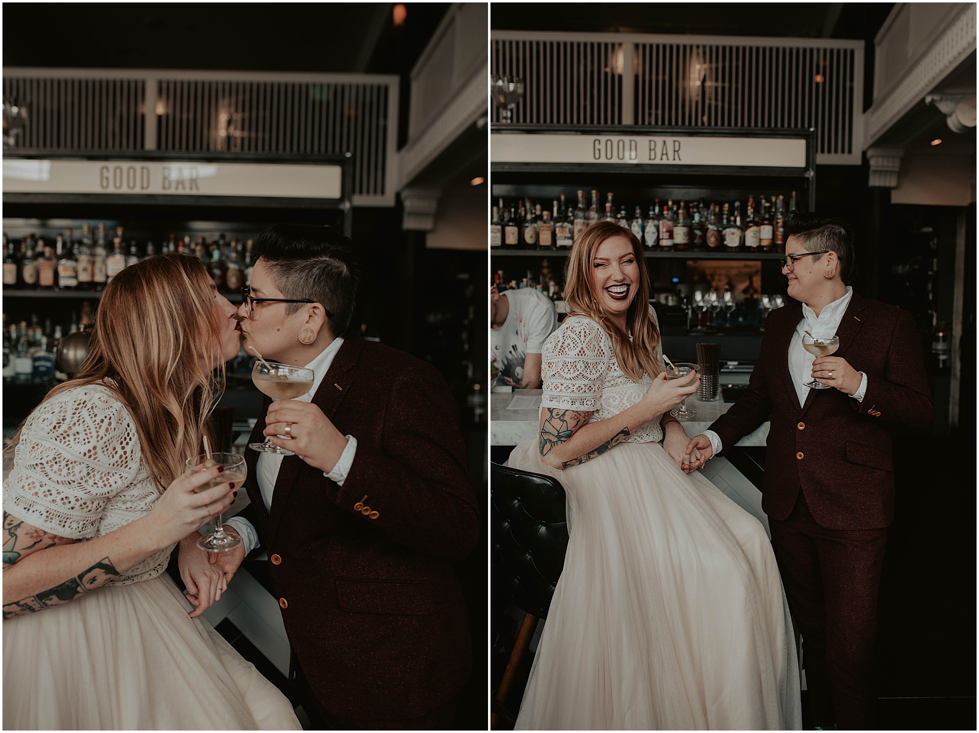 Seattle-Wedding, Seattle-Wedding-Photos, Seattle-Wedding-Photographer, Downtown-Seattle-Wedding, Gas-Works-Park, Copal, Copal-Seattle, Good-Bar-Seattle, Good-Bar, Gas-Works-Park-Wedding-Photos, Washington-Wedding, Bride-Bride, LGBTQ-Wedding-Photographer, Bride-And-Bride, Gay-Wedding, RV-Weddings, Downtown Seattle, Washington-Wedding-Photographer, Brides, Brides-To-Be, Pink-Wedding-Dress, 