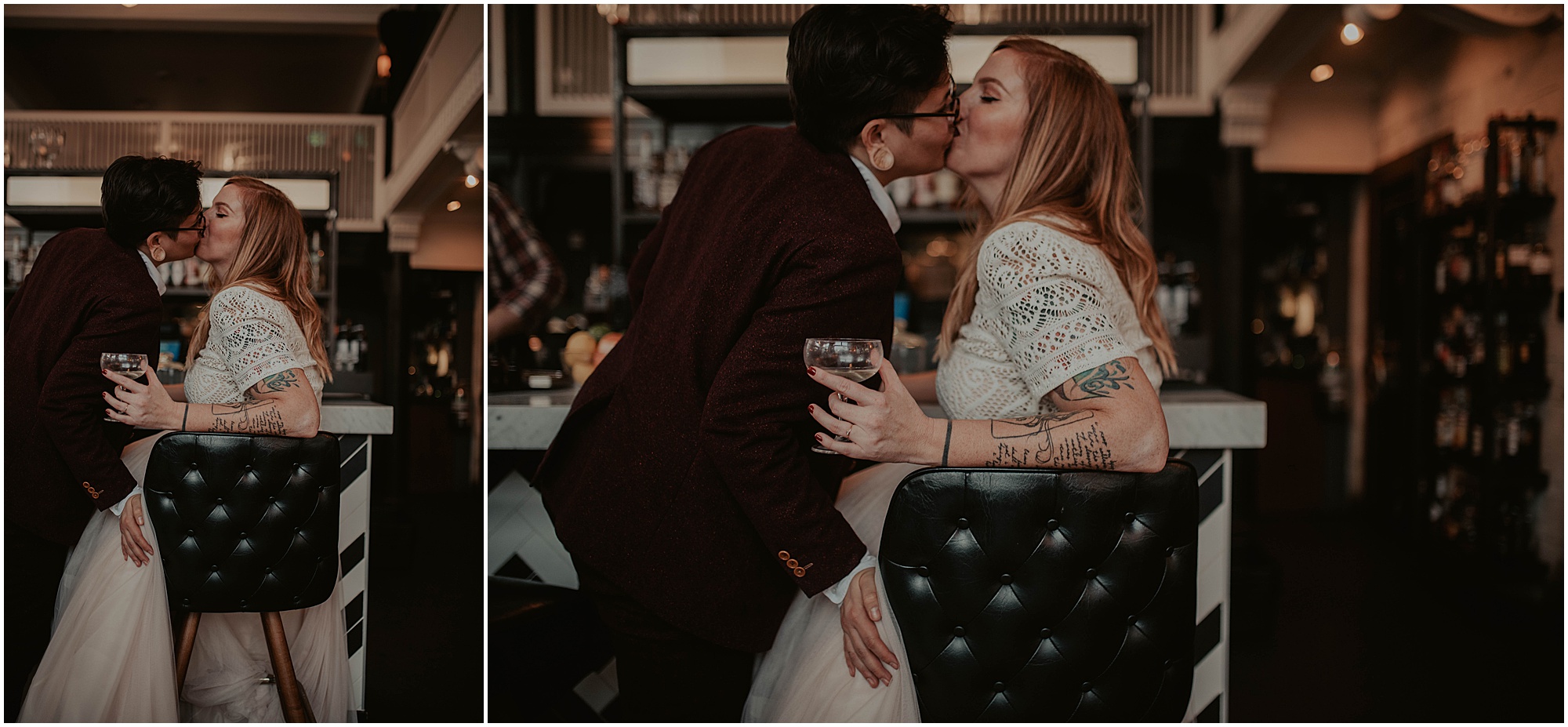 Seattle-Wedding, Seattle-Wedding-Photos, Seattle-Wedding-Photographer, Downtown-Seattle-Wedding, Gas-Works-Park, Copal, Copal-Seattle, Good-Bar-Seattle, Good-Bar, Gas-Works-Park-Wedding-Photos, Washington-Wedding, Bride-Bride, LGBTQ-Wedding-Photographer, Bride-And-Bride, Gay-Wedding, RV-Weddings, Downtown Seattle, Washington-Wedding-Photographer, Brides, Brides-To-Be, Pink-Wedding-Dress, 