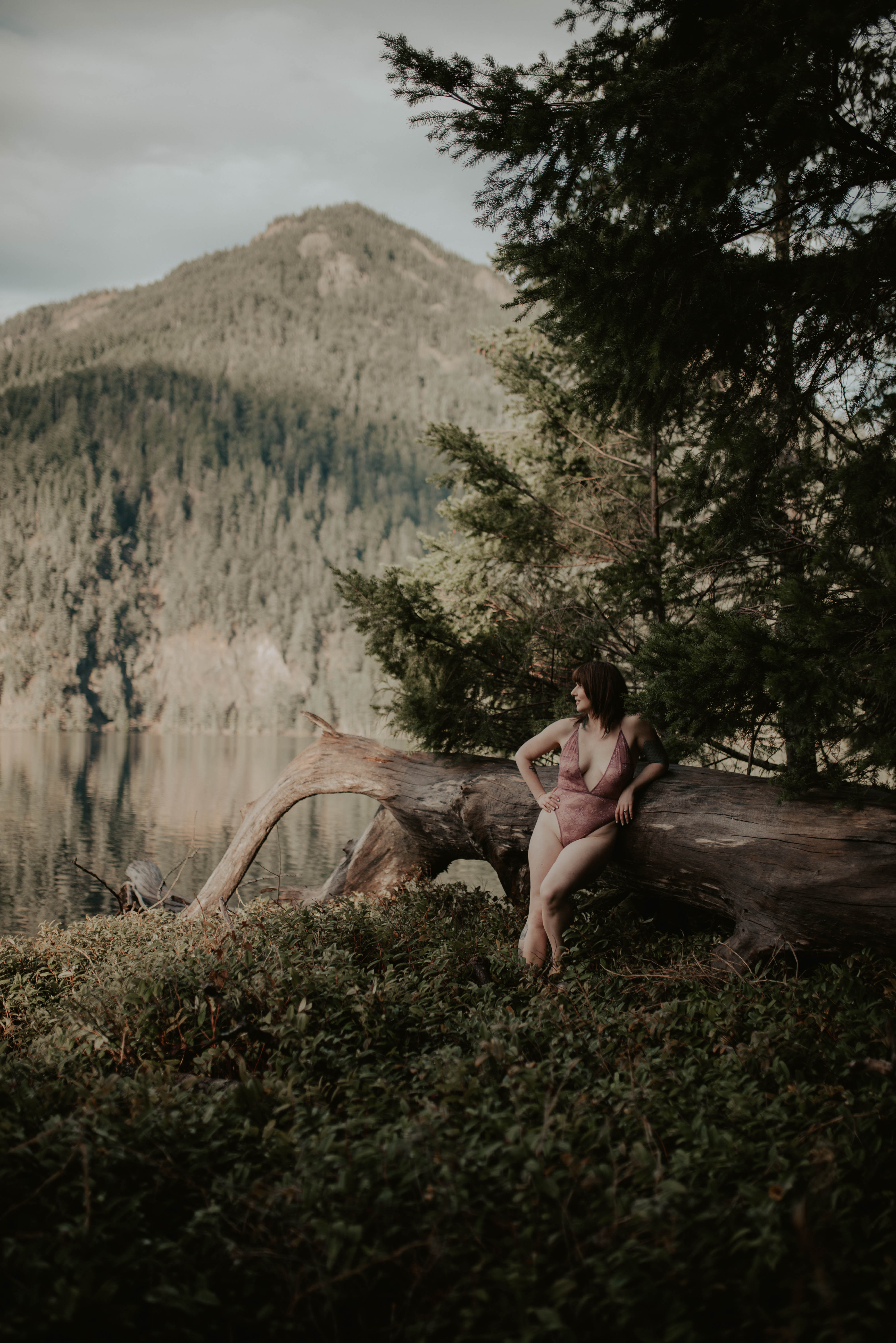 Tonia at Lake Crescent Olympic National Forest