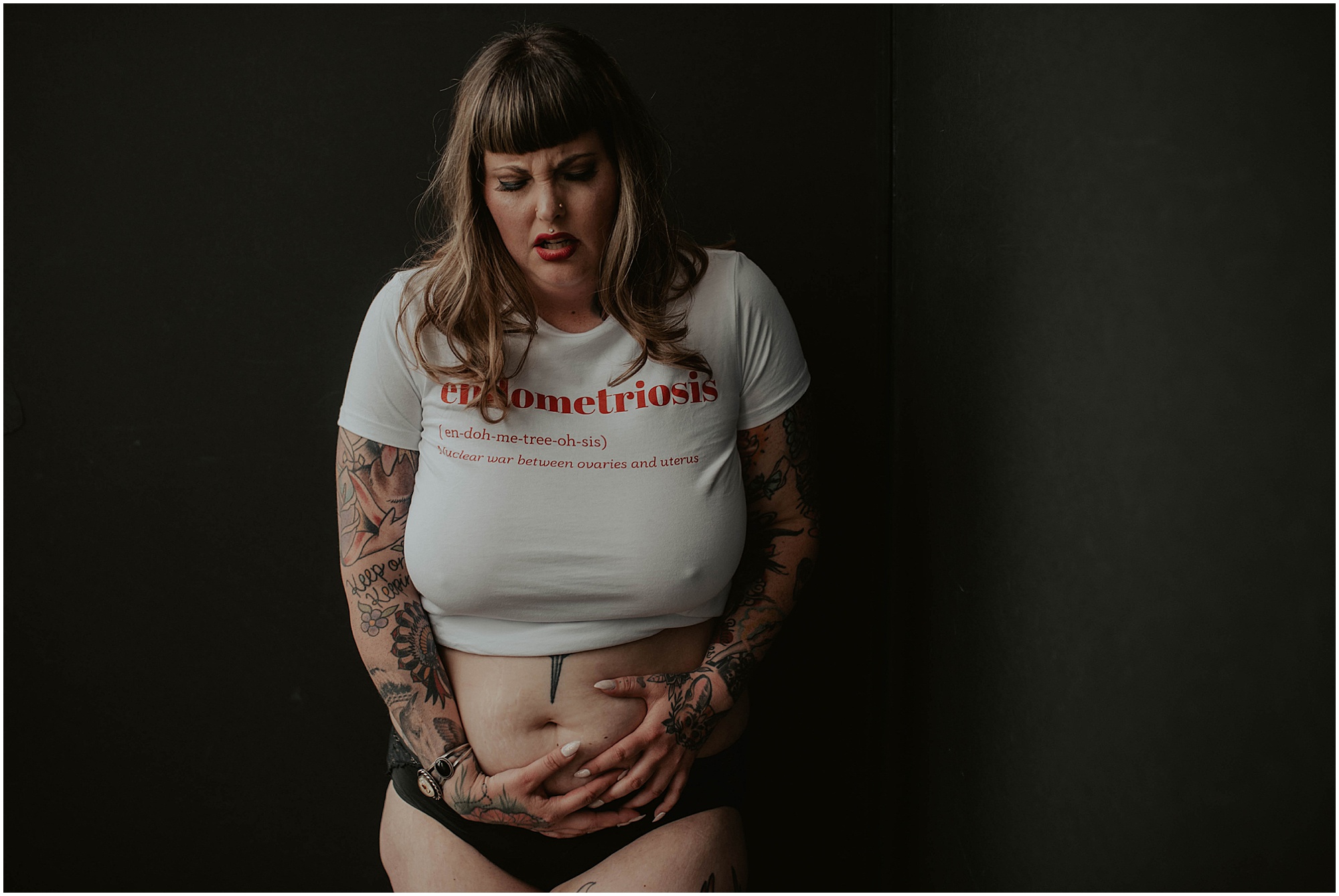 Endometriosis, Endometriosis-Boudoir, Endo-Awarness, Endometriosis-Awarness, seattle, seattle-boudoir, seattle-boudoir-photographer, Impossible-boudoir-project, boudoir-photos, Endo-boudoir, boudoir-photography, boudoir-inspiration, female-empowerment, body-positive-project, impossible-boudoir-project, Empowered, boudoir-project, body-love-boudoir, Tattoos, Tatted-Boudoir,