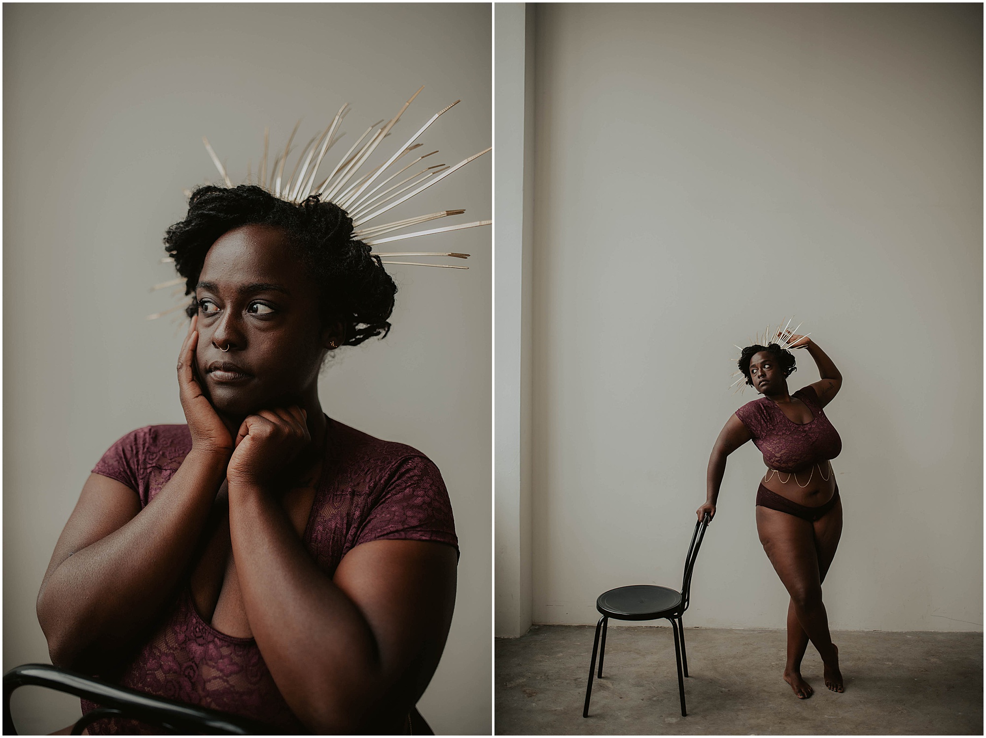 Sun-Godess, Moon-Goddess, Tarot-Boudoir, seattle, seattle-boudoir, seattle-boudoir-photographer, boudoir-photos, Boobs-boudoir, boudoir-photography, boudoir-inspiration, female-empowerment, body-positive-project, impossible-boudoir-project, Empowered, boudoir-project, body-love-boudoir, Tattoos, African-Queen,