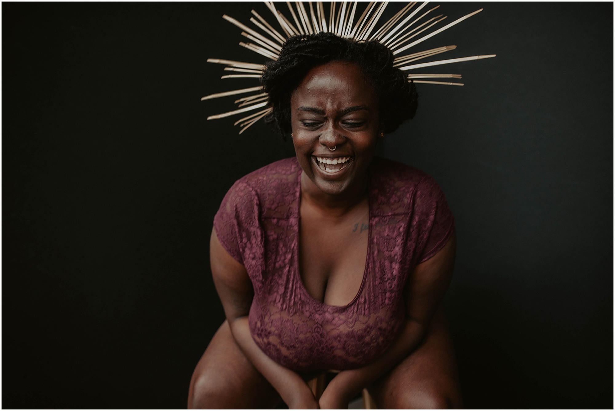 Sun-Godess, Moon-Goddess, Tarot-Boudoir, seattle, seattle-boudoir, seattle-boudoir-photographer, boudoir-photos, Boobs-boudoir, boudoir-photography, boudoir-inspiration, female-empowerment, body-positive-project, impossible-boudoir-project, Empowered, boudoir-project, body-love-boudoir, Tattoos, African-Queen,