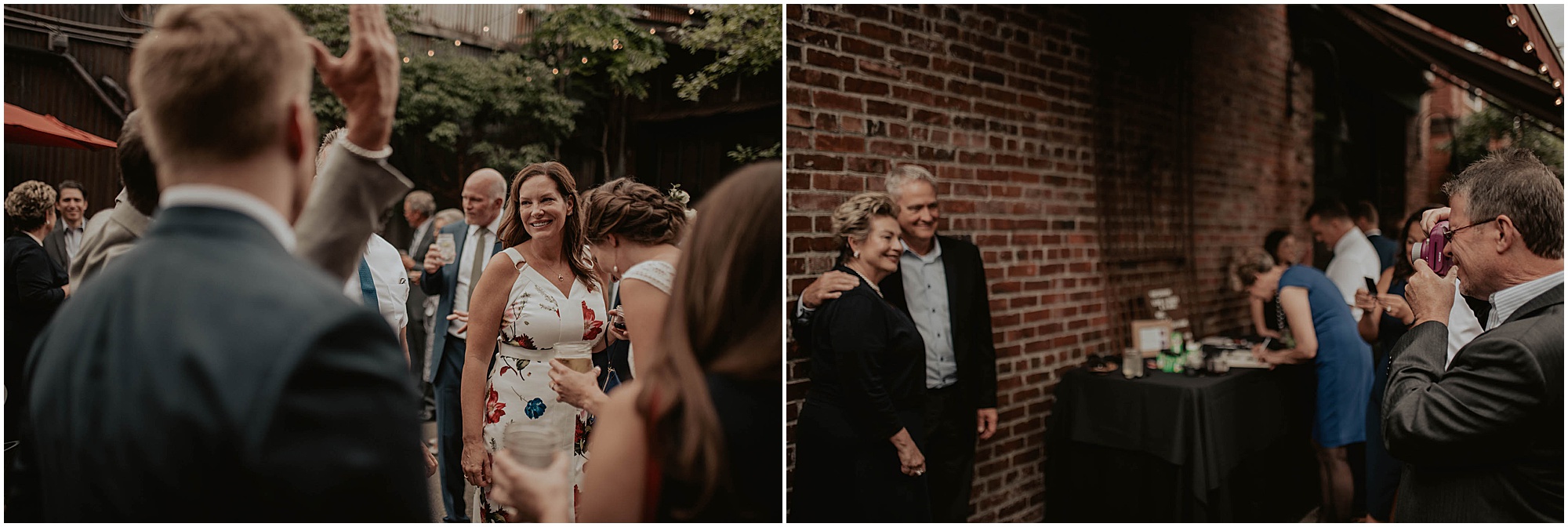 cocktail hour candid photos