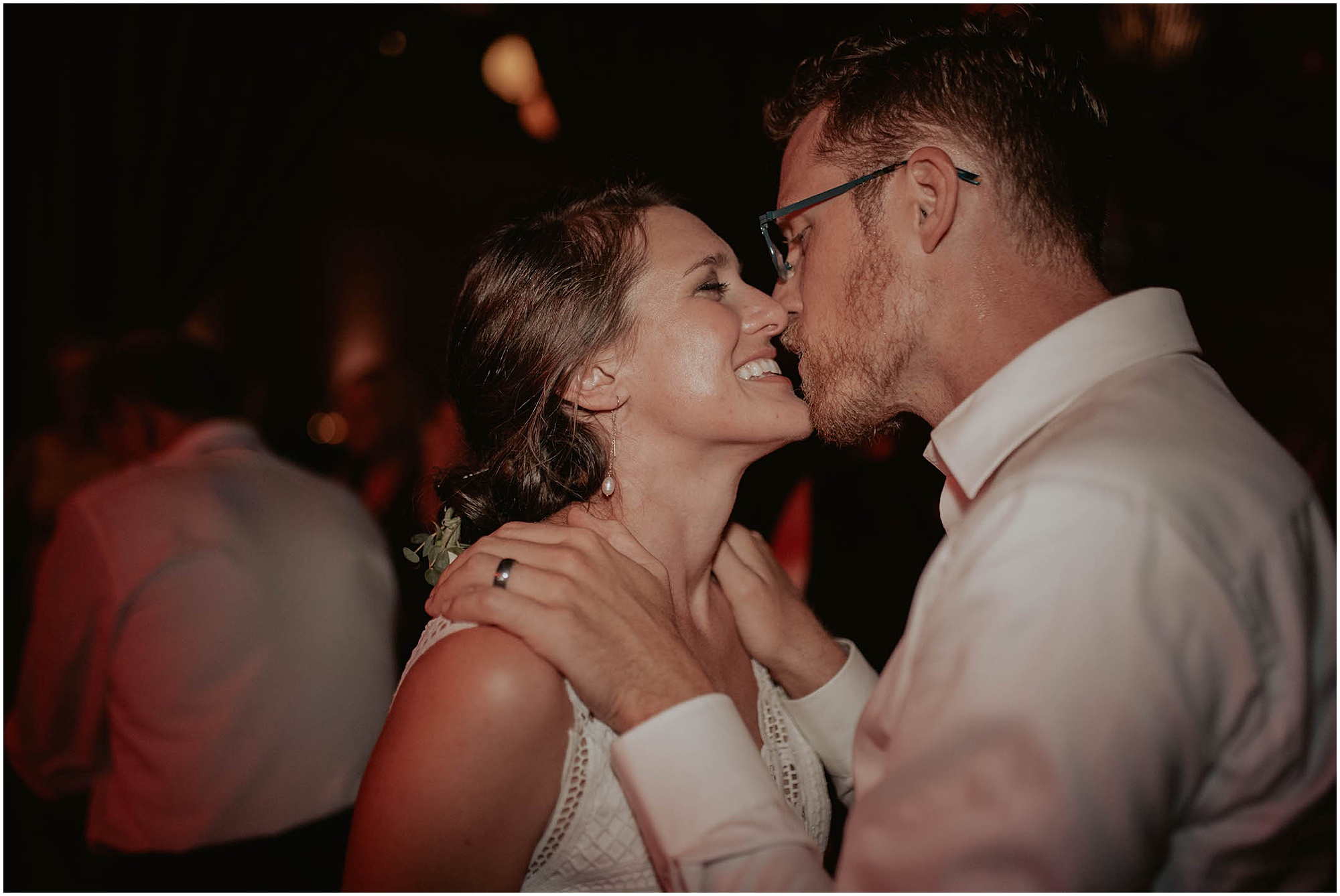 Georgetown Ballroom Wedding, Alicia and Andrew In Love by Kendra K Photo kendrakphoto.com bride and groom kissing on dance floor