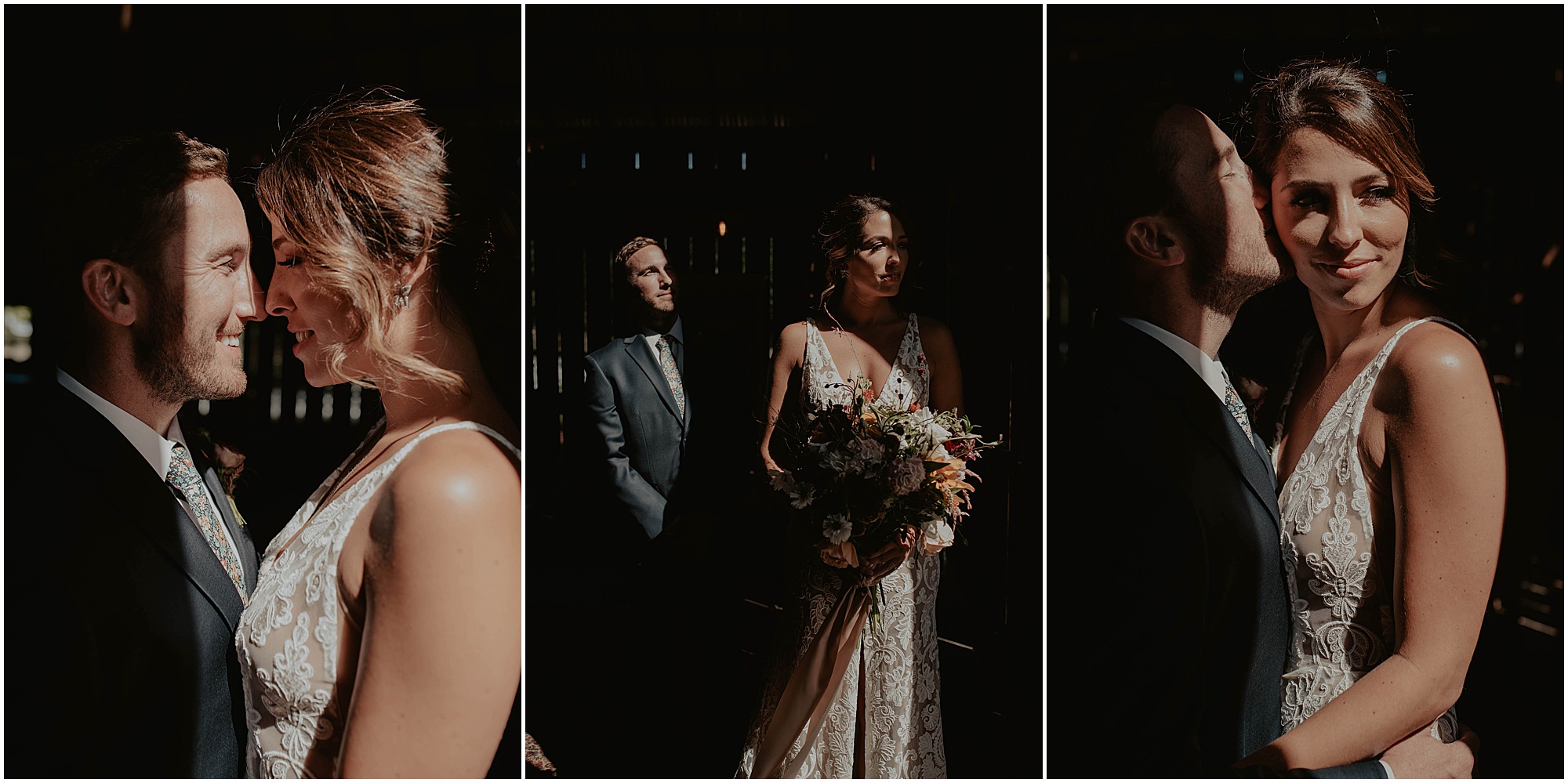 inside barn wedding in white salmon wa, tin roof barn,