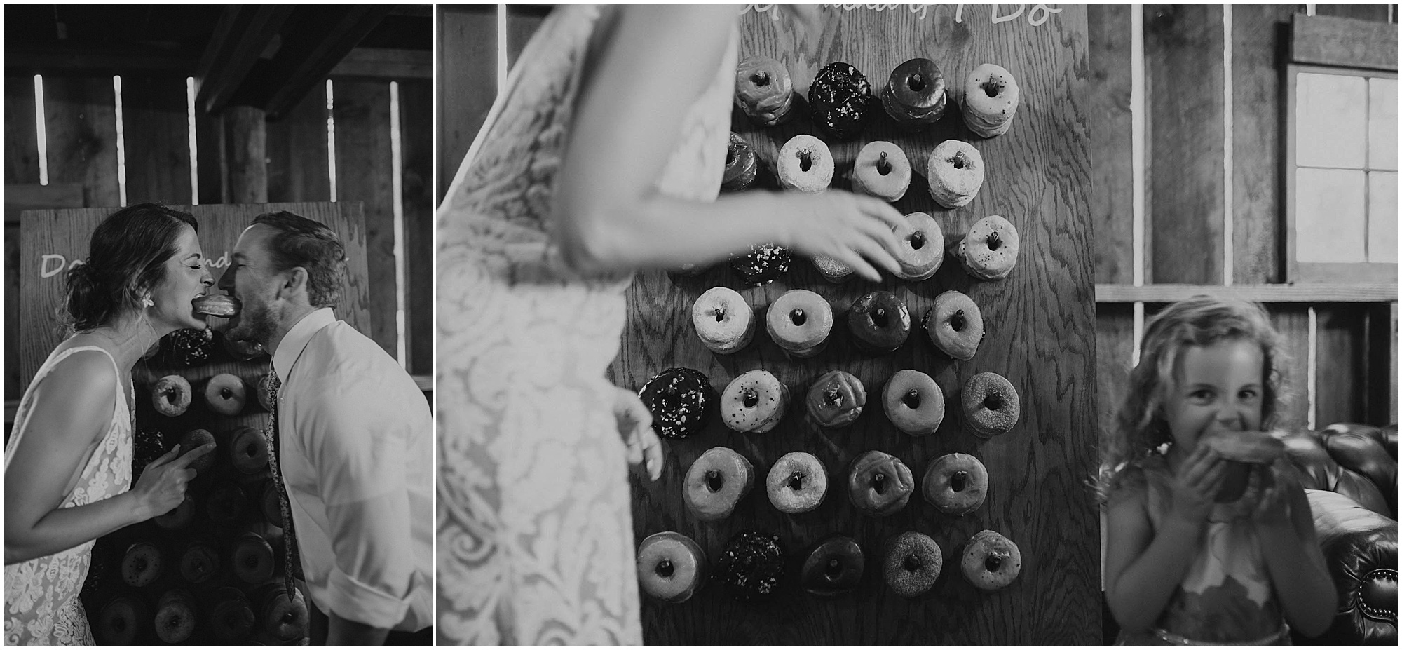 donut wall, wedding deserts, wedding donut wall,