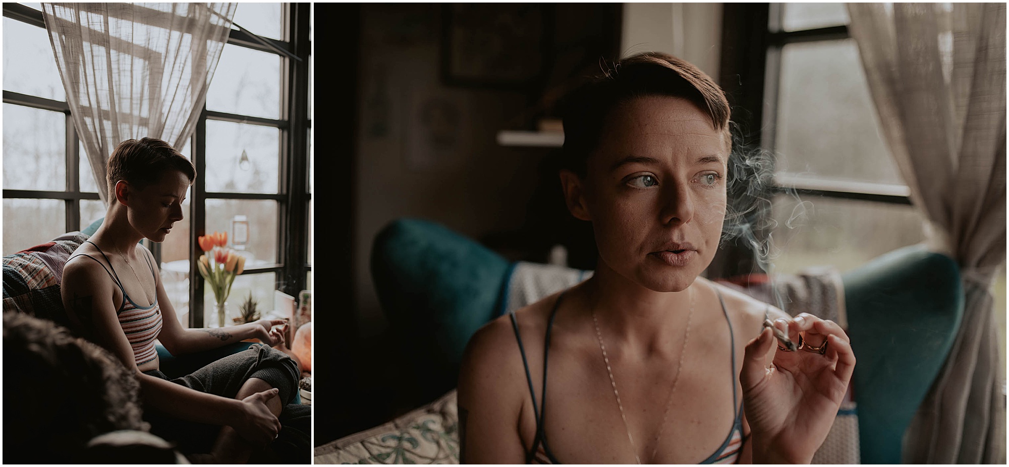 capitol hill home session, spliff, smoking weed in seattle apartment