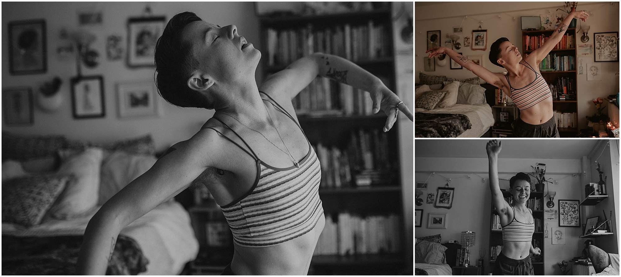 dancing in apartment, departing seattle 