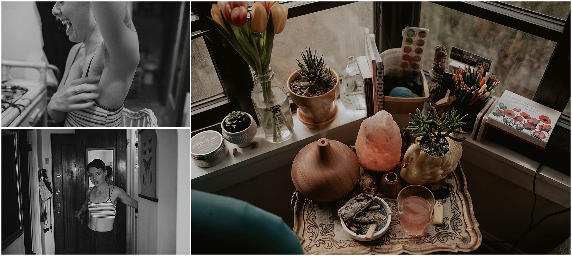 capitol hill apartment inspo, rock salt lamp