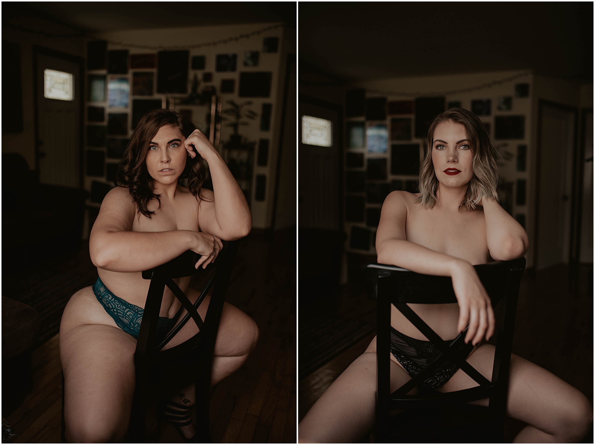 quarantined roommates, at home boudoir,