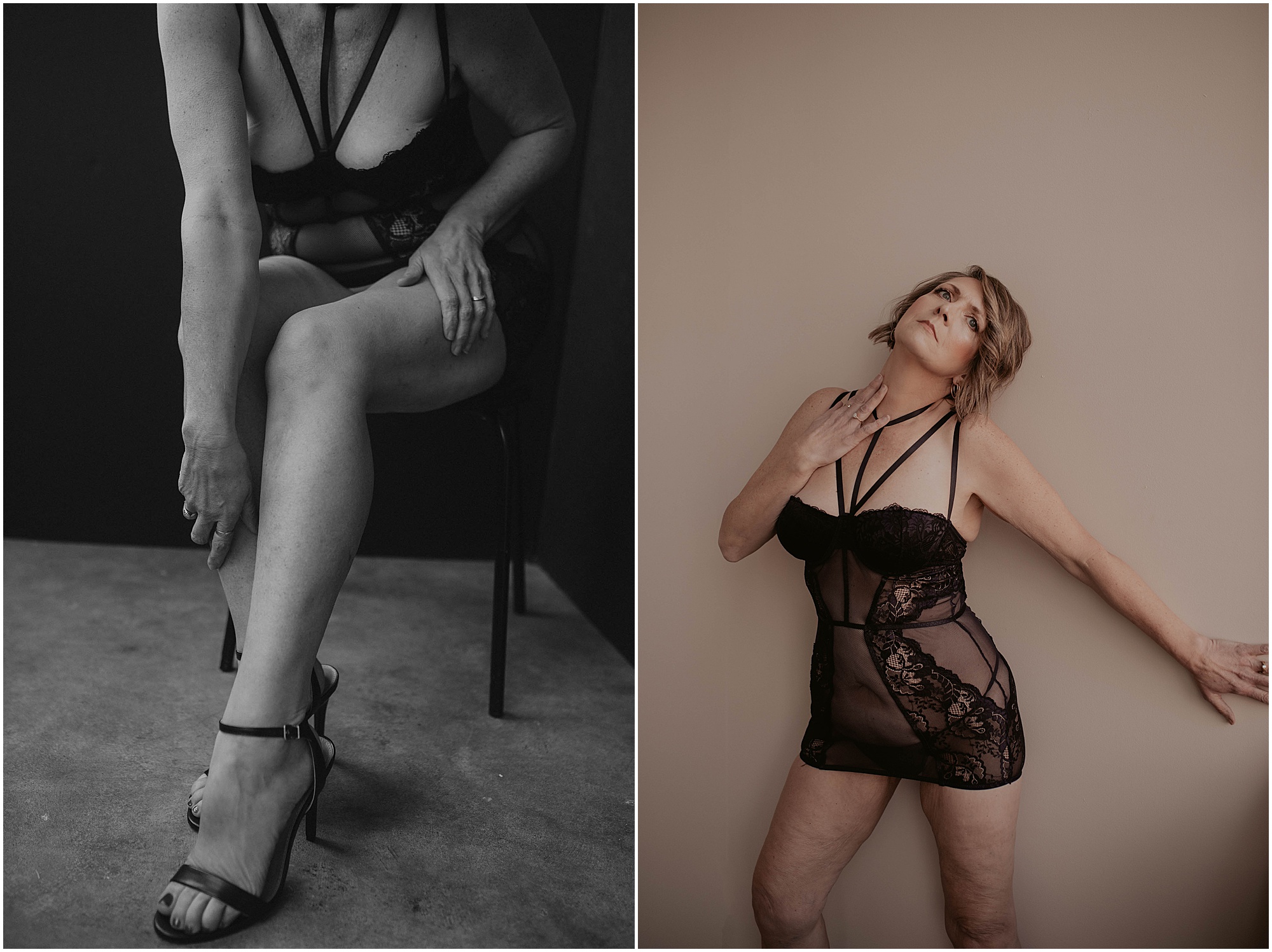 high heel boudoir photos