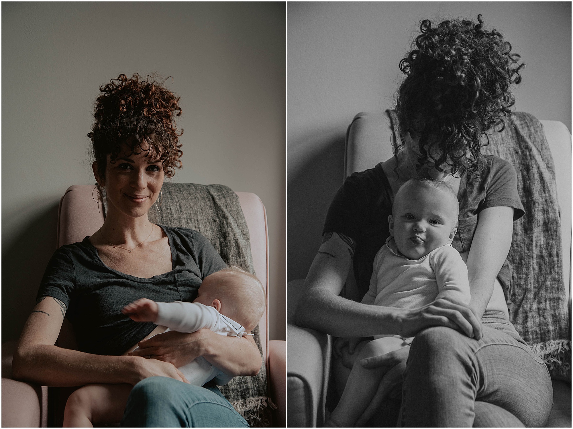 mom and daughter, breastfeeding, 