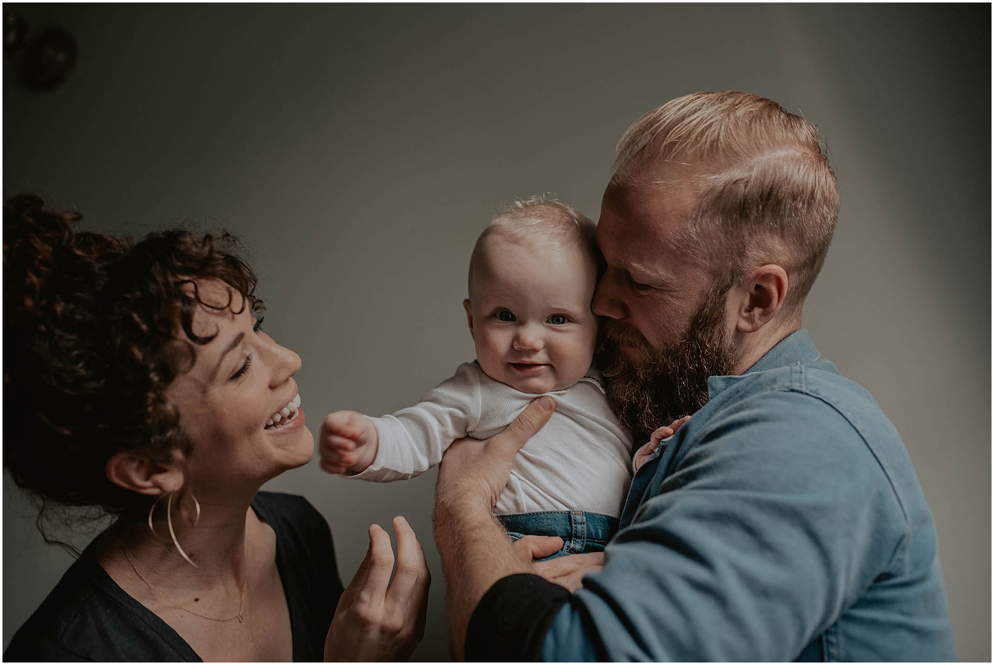 family with baby, baby girl, 2020, 