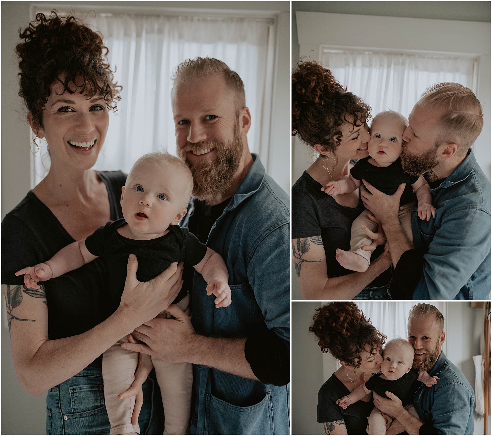 family of three, baby, 2020,