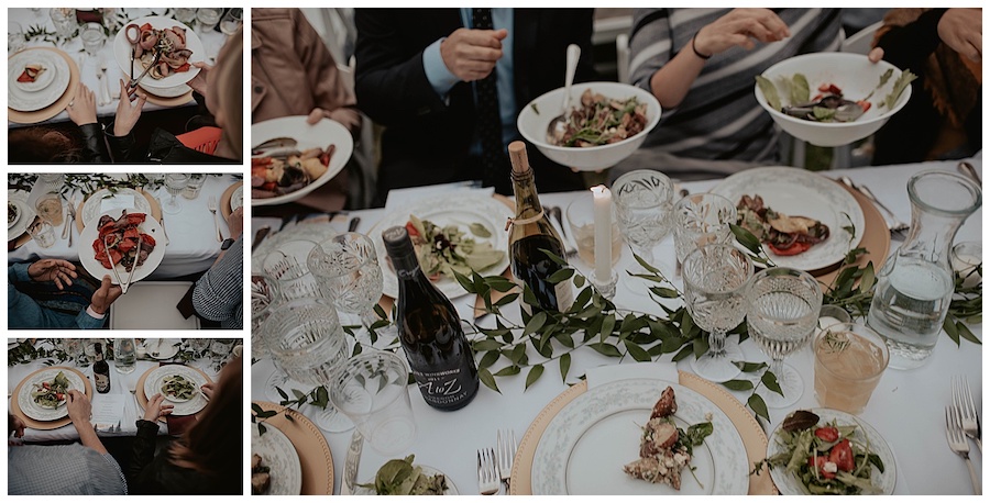 wedding night dinner