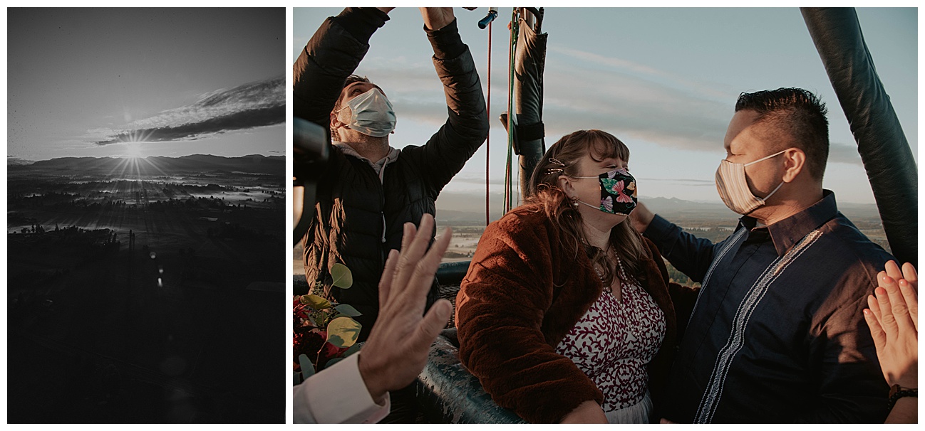 hot air balloon ride