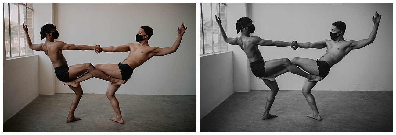 alternative boudoir posing with drag queens 