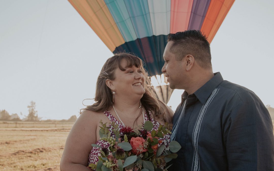 Hot Air Balloon Wedding: An Intimate Covid Safe Wedding Day