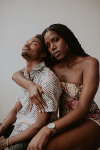 queer transgender bff's, boudoir posing in seattle