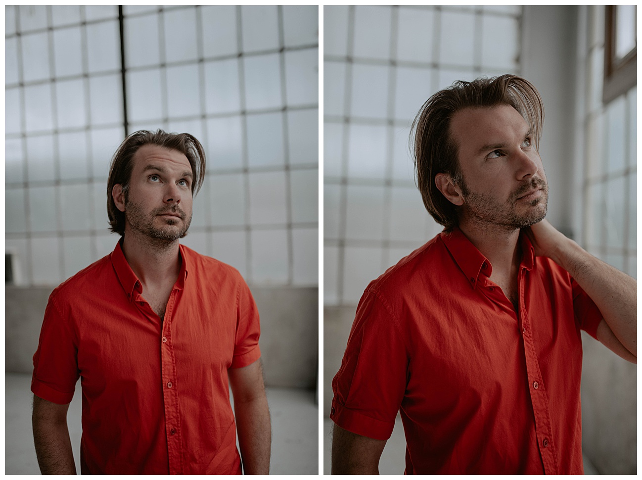 howie day in red shirt