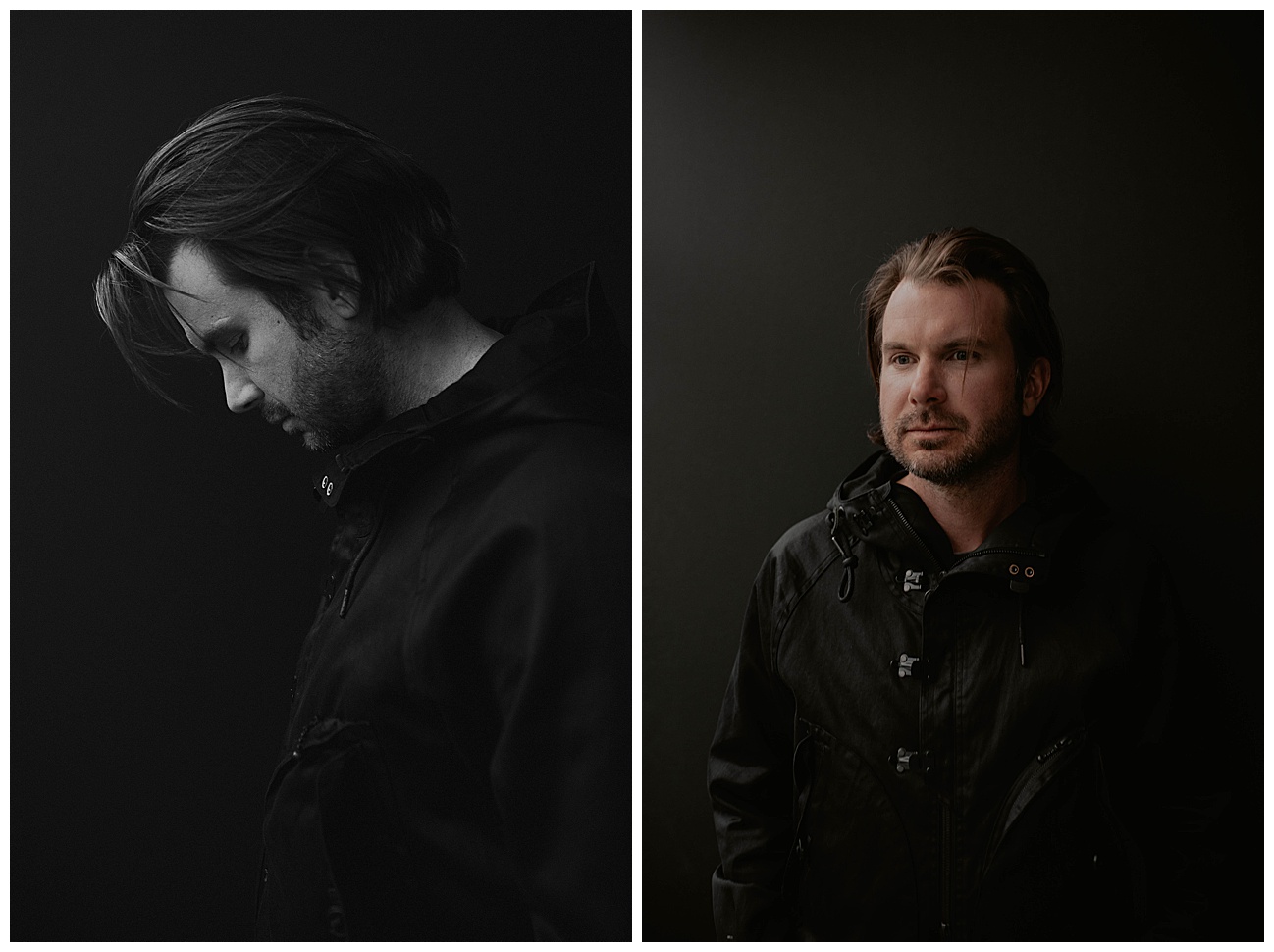 howie day in all black posing in seattle