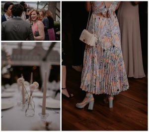 cocktail hour, wedding attire, wedding table