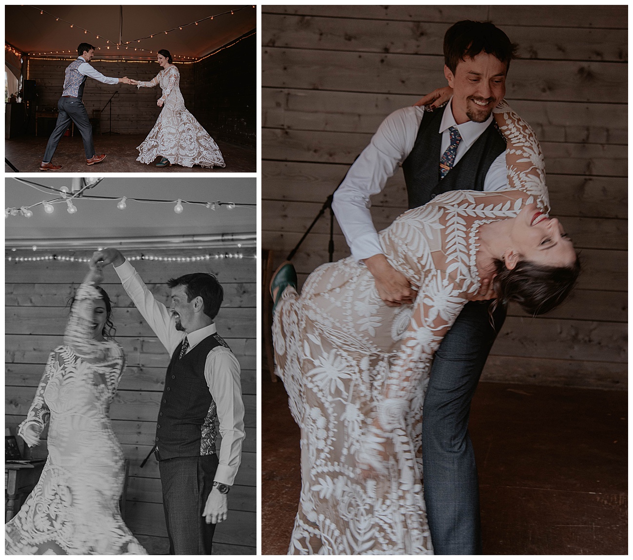 bride and groom first dance 